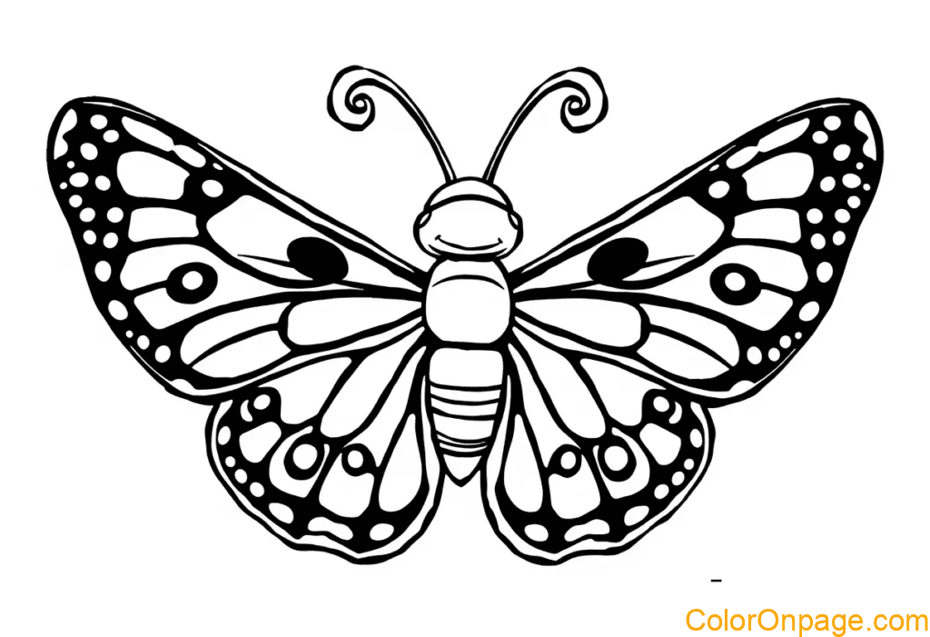 Baby Butterflies Coloring Page