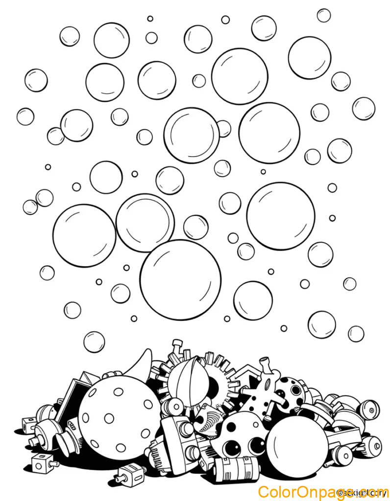 Ball Pit Coloring Page