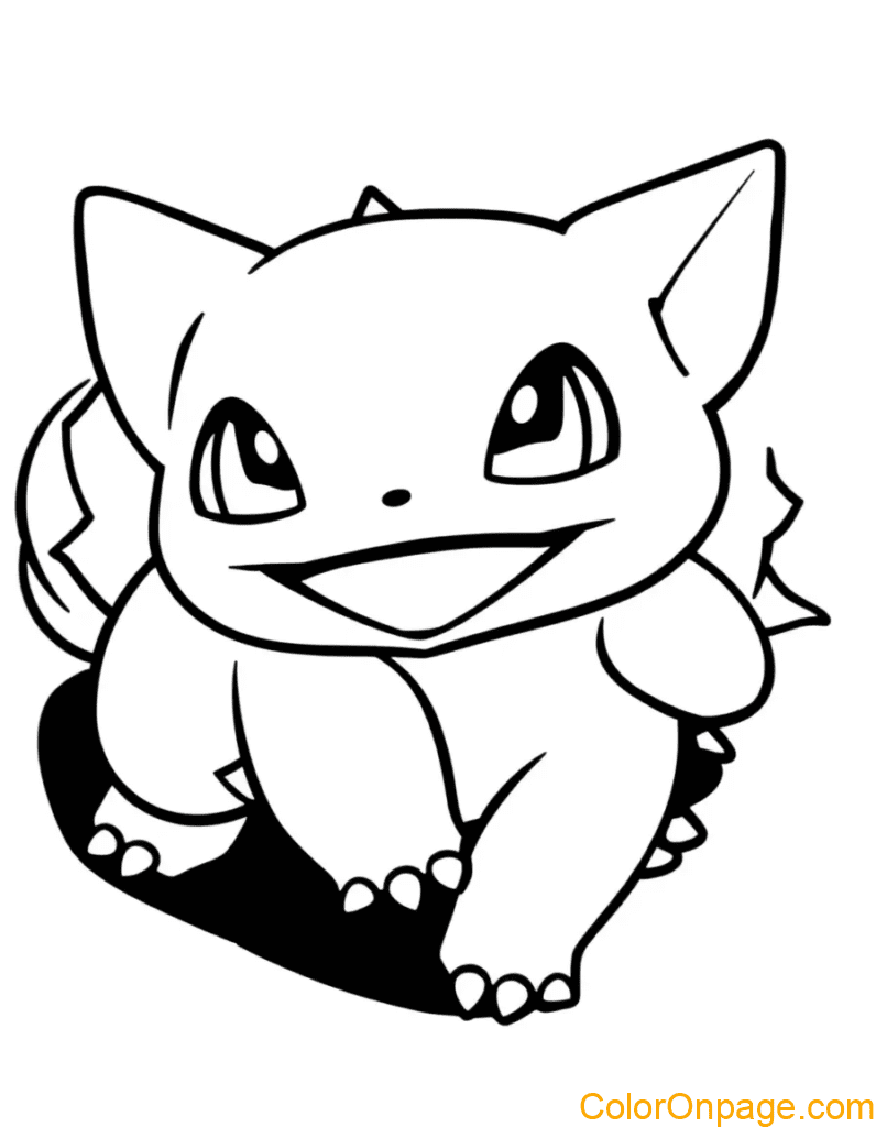 Bulbasaur coloring page