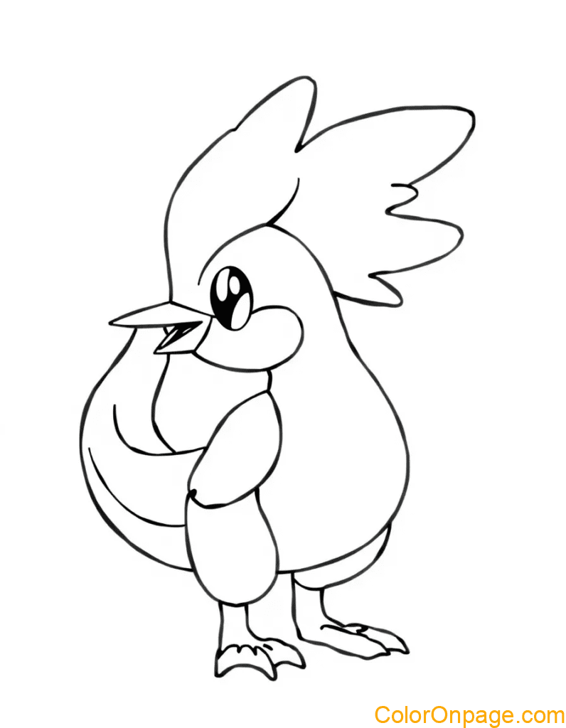 Cyndaquil coloring page