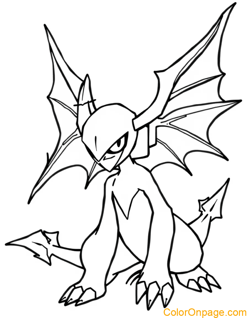 Darkrai coloring page