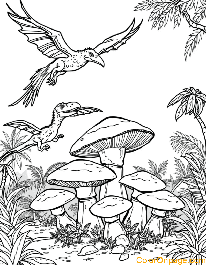 raptor-musical-chairs-dinosaur-game-coloring-sheet