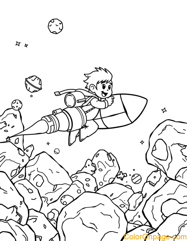 Jetpack Joyride Coloring Page