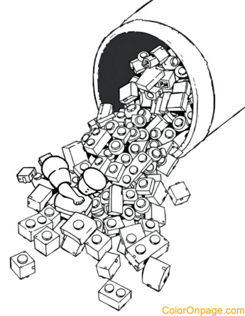 LEGO Coloring Page