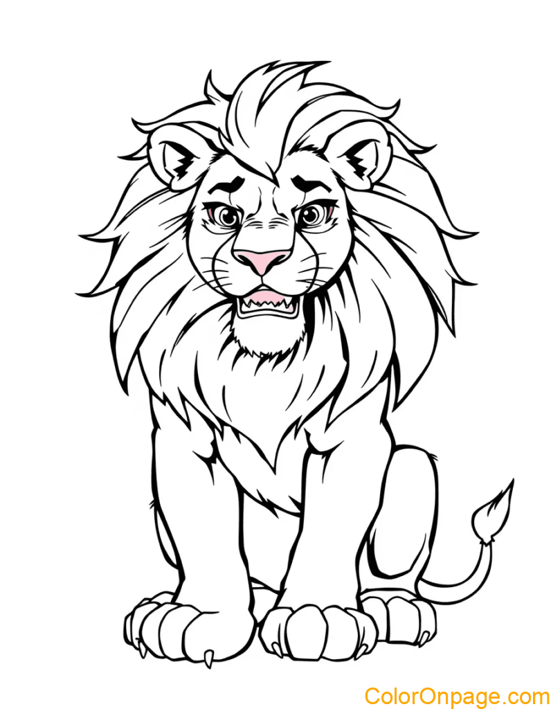 LIon colroig pages