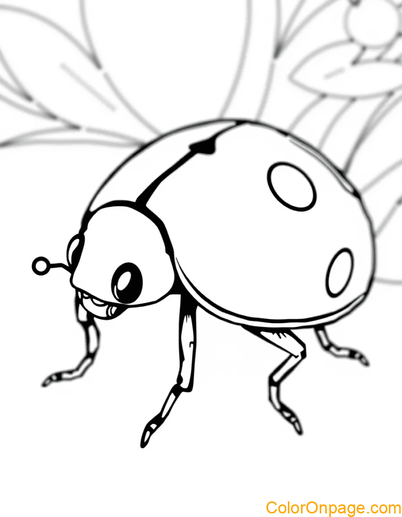 Ladybug Coloring Page