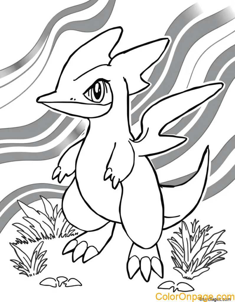 Latios coloring page