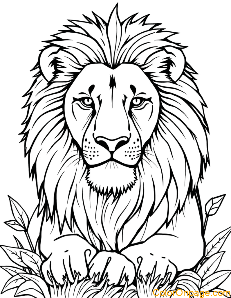 Lion Coloring Page