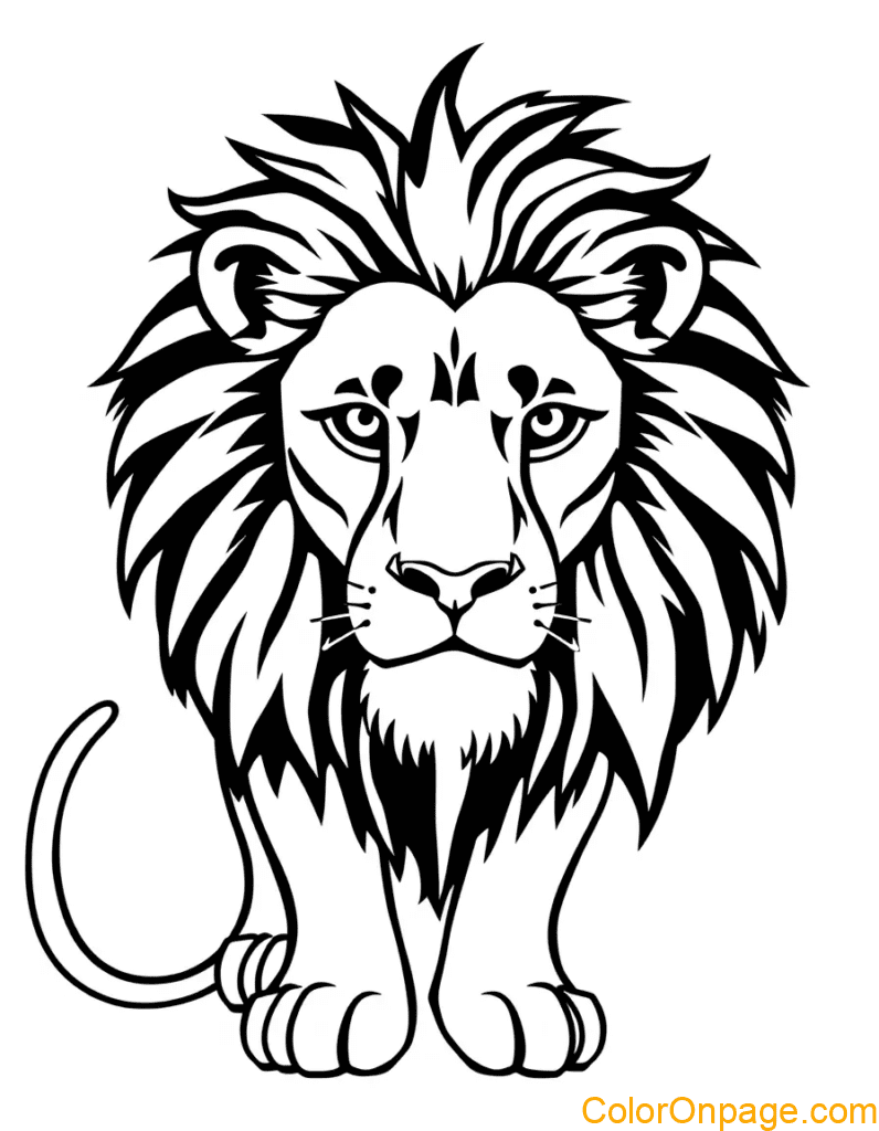 LIon colroig pages