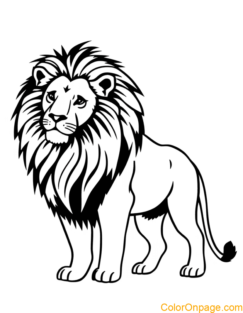 LIon colroig pages