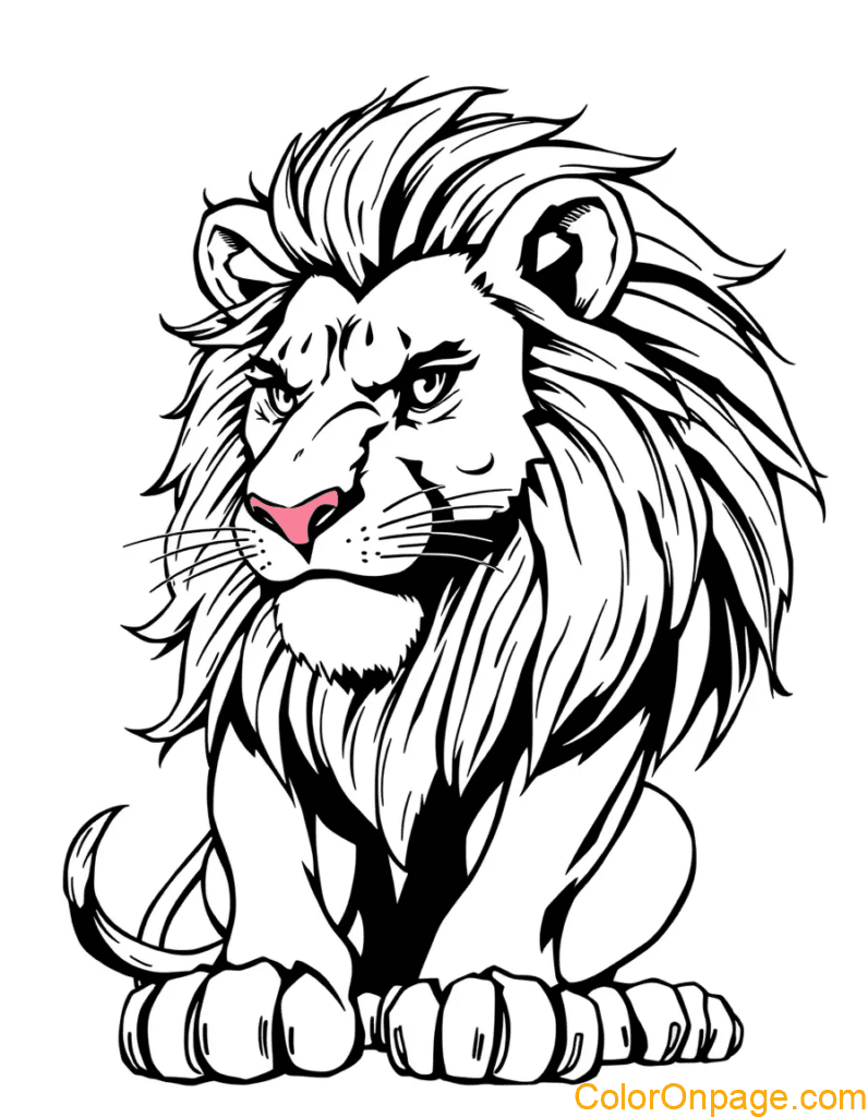 LIon colroig pages