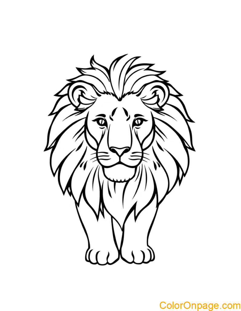 LIon colroig pages