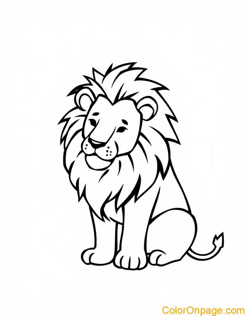 LIon colroig pages