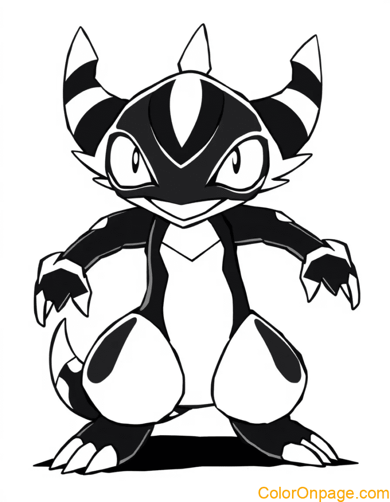 Marill coloring page