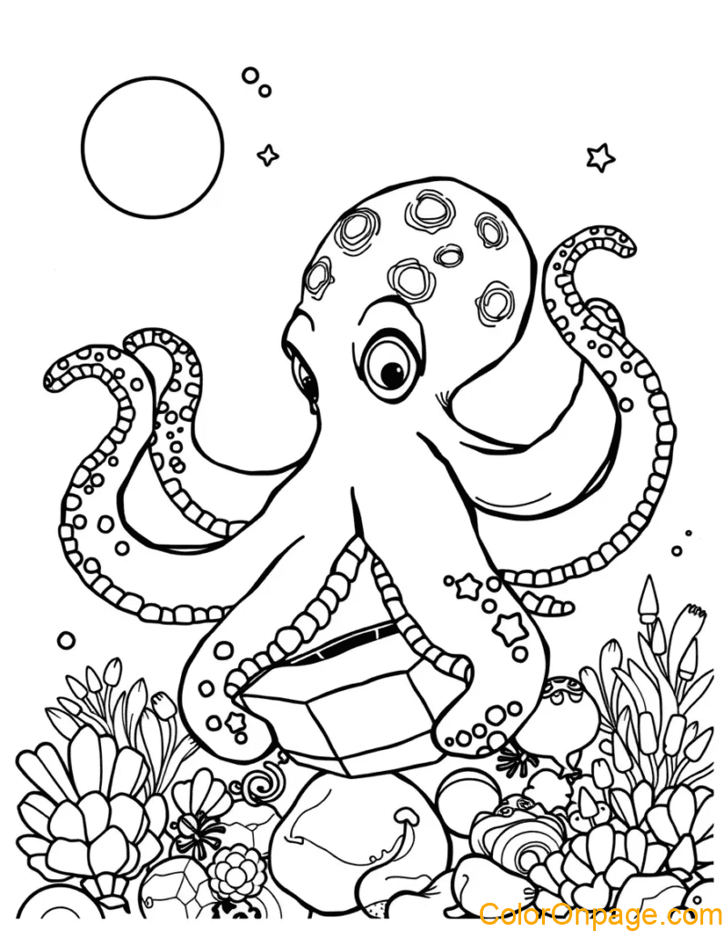 Octopus Coloring Page