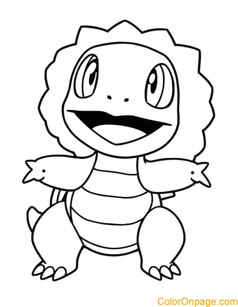 Turtwig coloring page