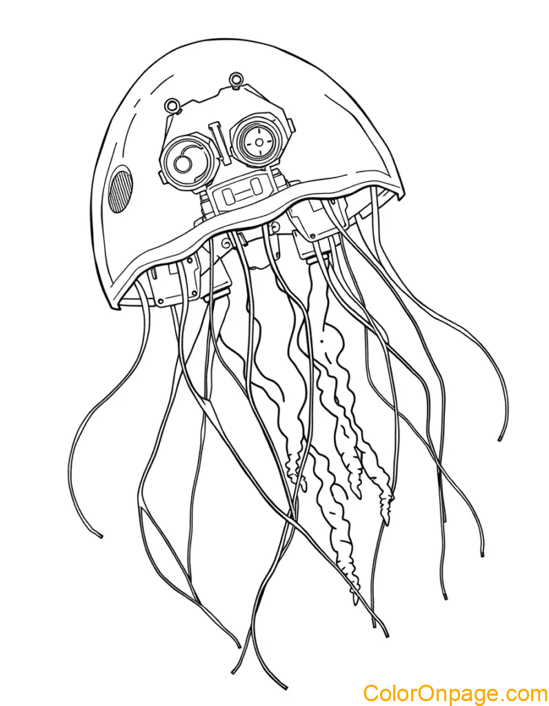 jellyfish-submarine-coloring-page