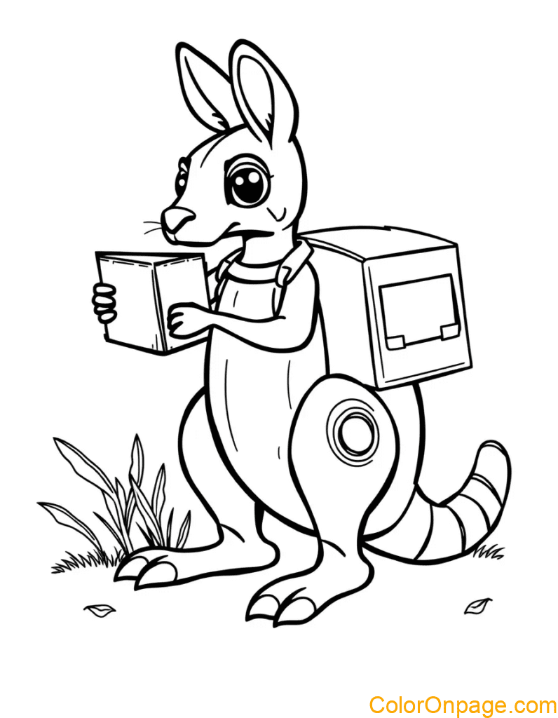 kangaroo-delivery-bot-coloring-page