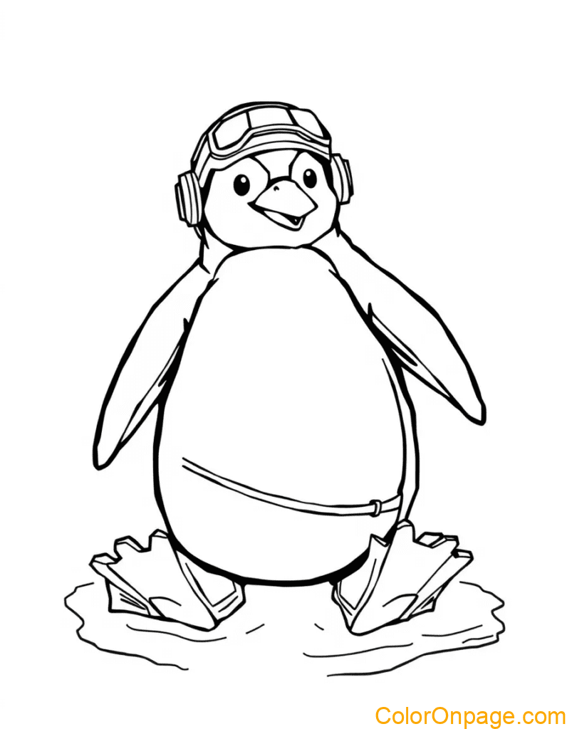 penguin-rescue-bot-coloring-page