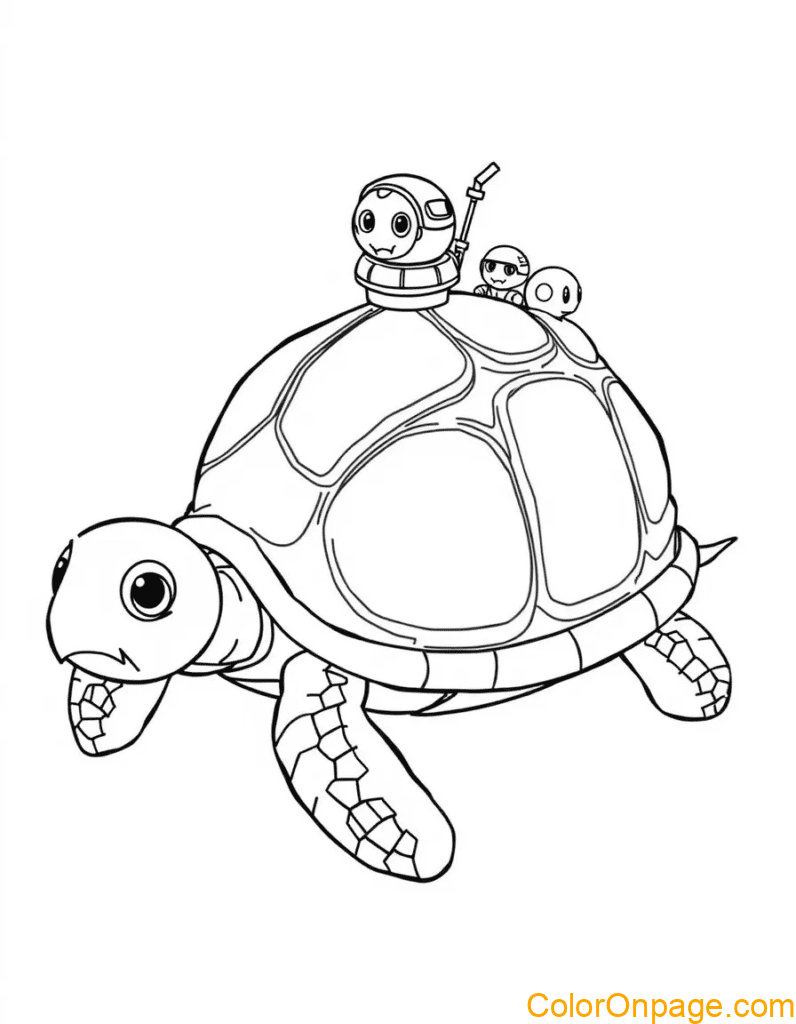 turtle-transport-coloring-page