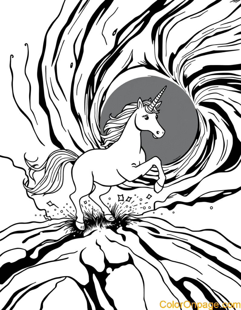 unicorn-black-hole-coloring-page