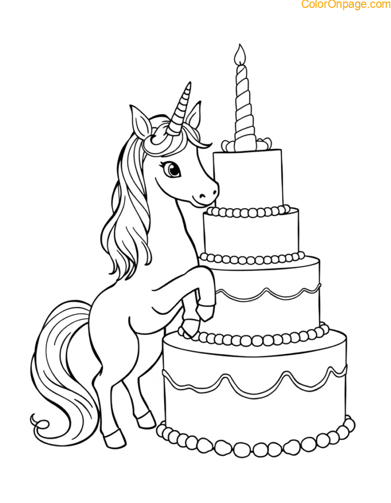 Birthday Cake Unicorn