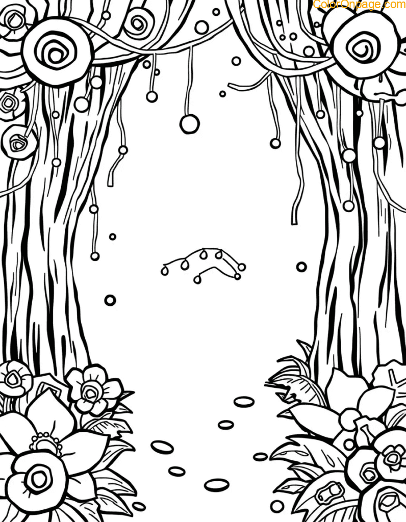 Candy Coloring Page