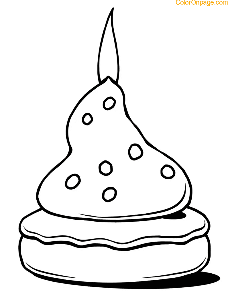 Cookie Coloring Page