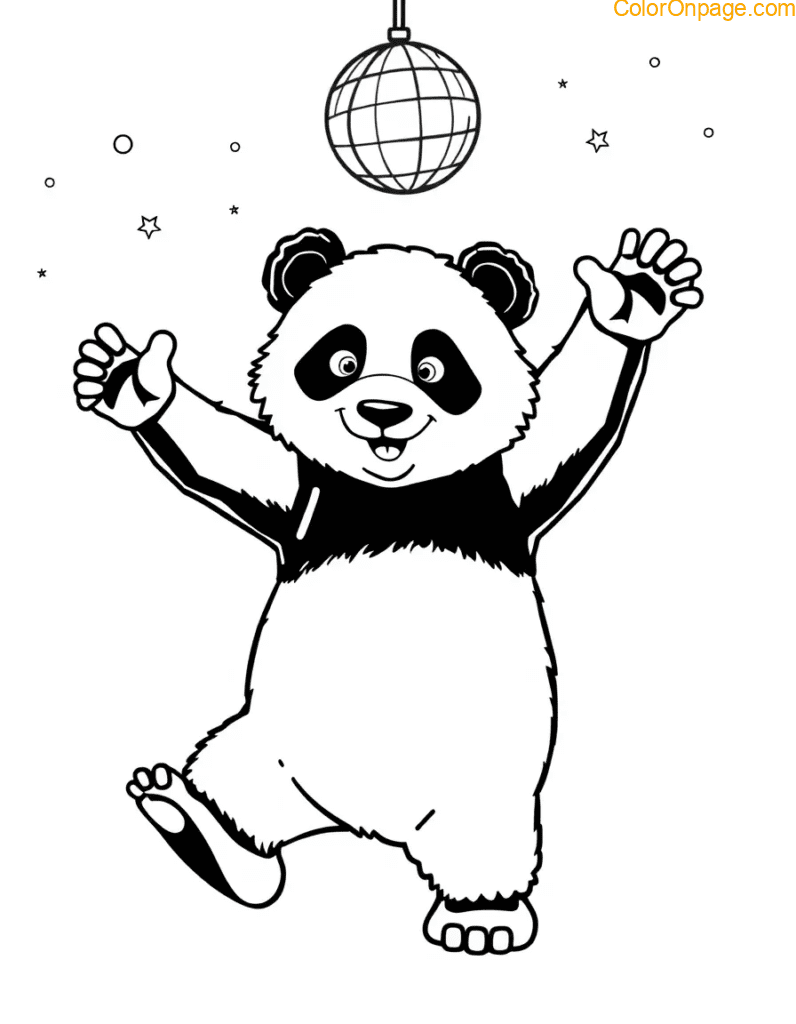 DJ Panda on Decks – A cool panda wearing sunglasses and spinning turntables.
