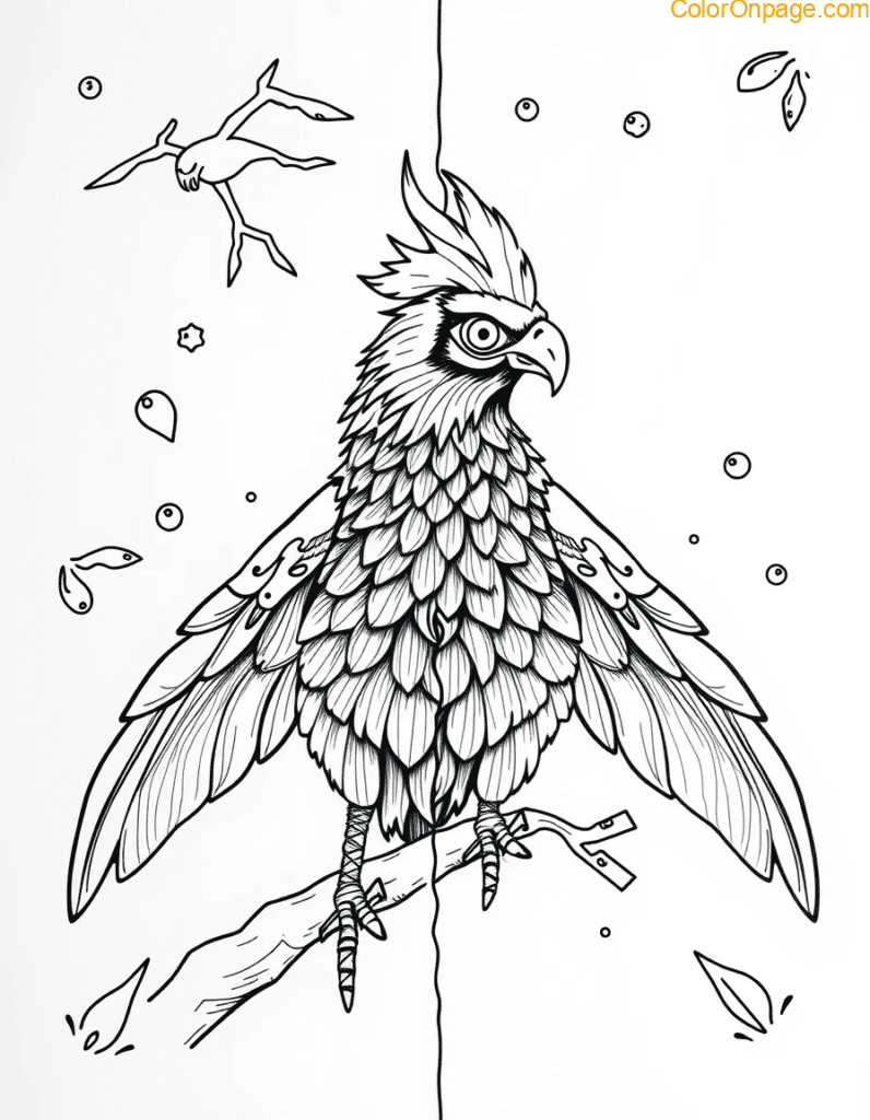 Finish the Scene Coloring Page