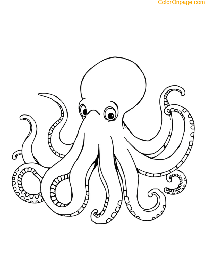 Grifftopus Coloring Page