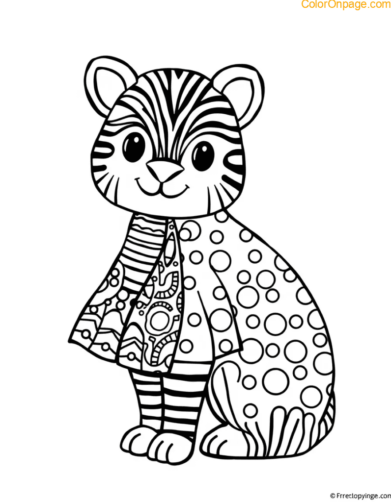 Pattern Play Coloring Page