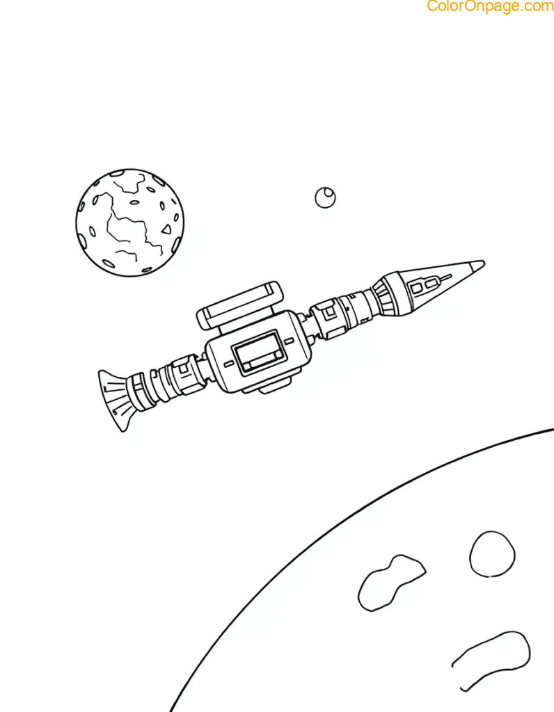 Solar System Coloring Page
