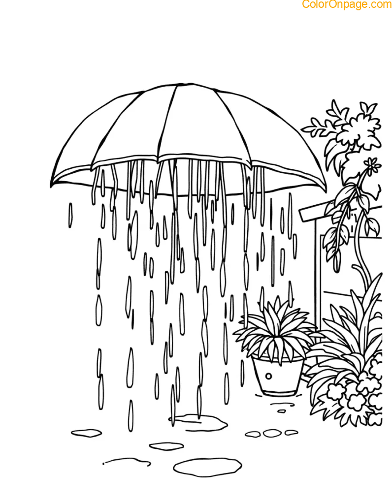 Weather Wizard Coloring Page