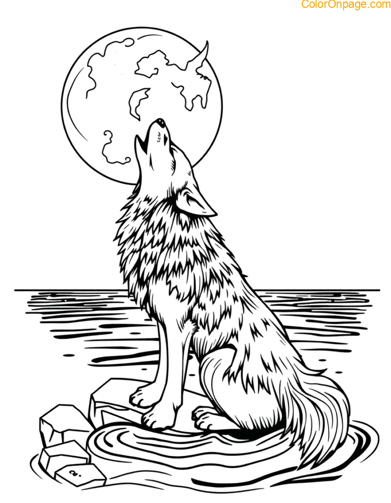 Were-Mermaid Coloring Page