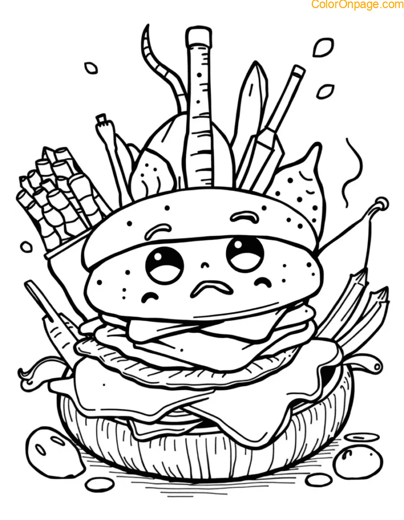 Would You Eat This Coloring Page