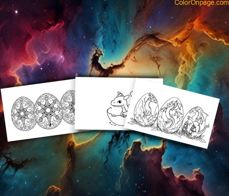 Free Printable Dragon Egg Coloring Pages – Hatch Your Own Mythical Creatures!