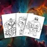 Free Printable Hulk Coloring Pages for Kids Easy & Fun Superhero Sheets
