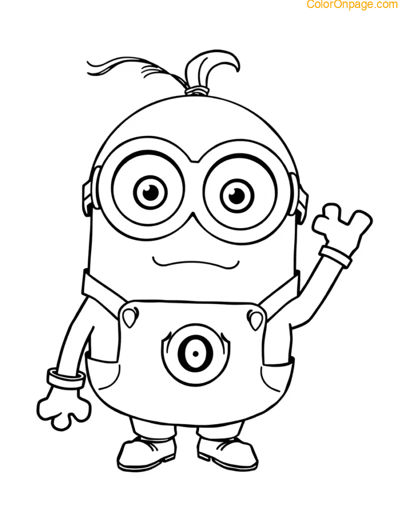 genie minion banana lamp magic printable.png