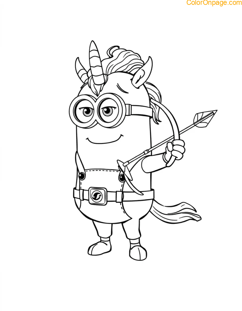 minion centaur horse body with bow arrow fantasy art.png