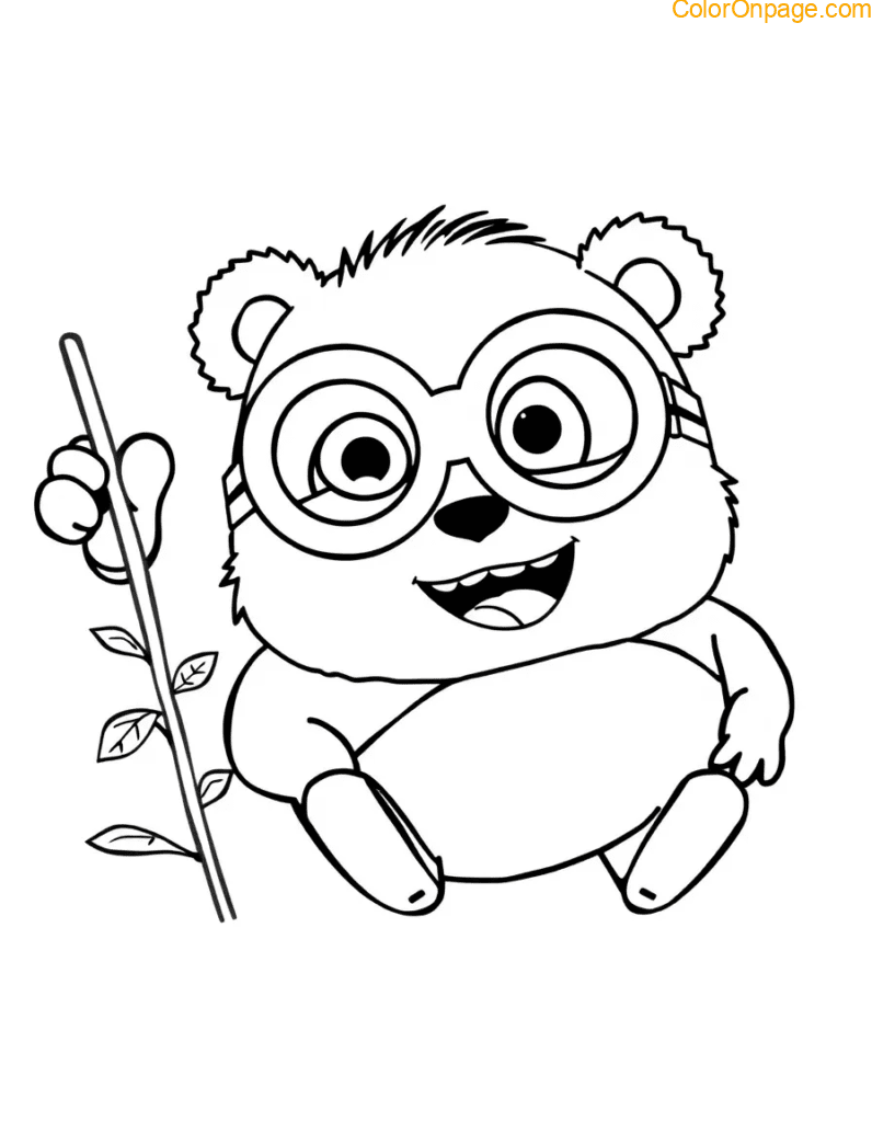 red panda minion fluffy tail stealing jelly packets.jpg